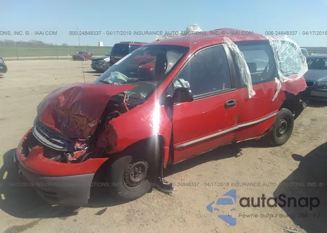 1999 Plymouth Voyager из США, поврежденный, VIN 2P4GP25G9XR375487